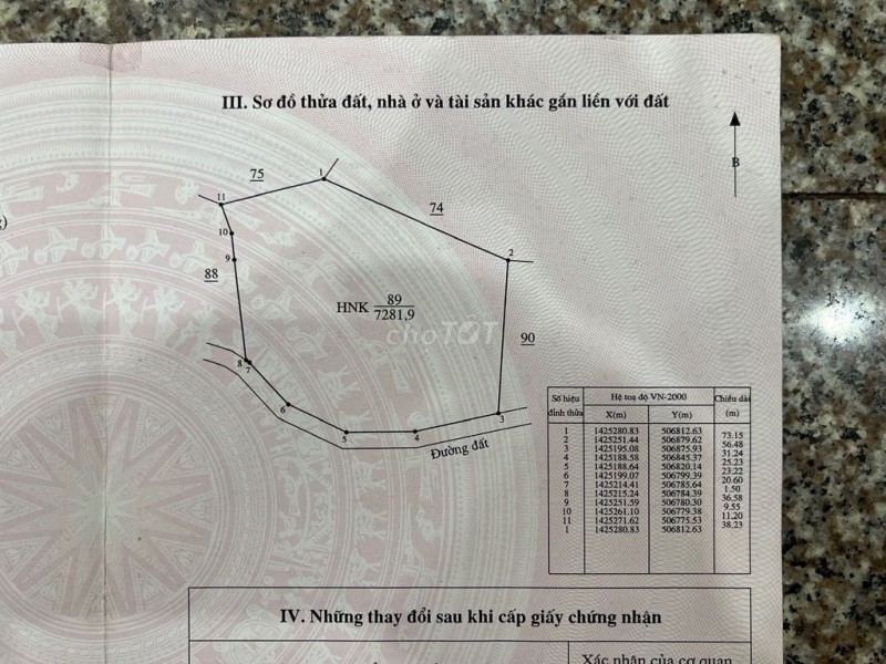 🌳 🌳 7.281 m2 đất trồng mía tại Daklak 🌳 🌳