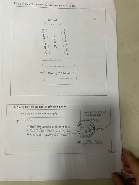 Bán đất mặt đường chợ C4 Nam Thanh phường Mường Thanh tỉnh ĐB