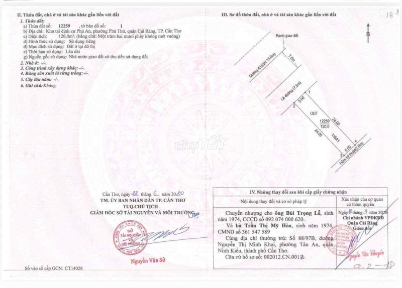 Bán đất mặt tiền trục chính đường A1