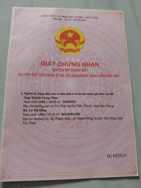 Bán Đất Nền Siêu Hot Tại Tổ 14, Thạnh Hiệp, Thị Trấn Tân Châu, 635,7m2