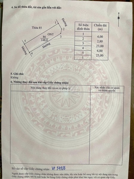 Bán lô đất siêu đẹp Khánh Hội, Ninh Bình, giá cực chất 3,8 tỷ, 148m2