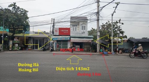 BÁN NHÀ 143,1 M² NỞ HẬU, NGANG 6,4M, ĐƯỜNG HÀ HOÀNG HỔ, PHƯỜNG MỸ HÒA, LONG XUYÊN
