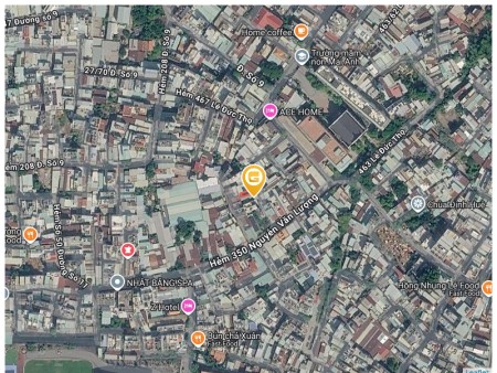 Bán nhà 49.71m² full thổ cư ngang 3.54, nở hậu 3,64m giá 5.4 tỷ tại Đường Nguyễn Văn Lượng, Phường An Hội Đông, Tp. HCM