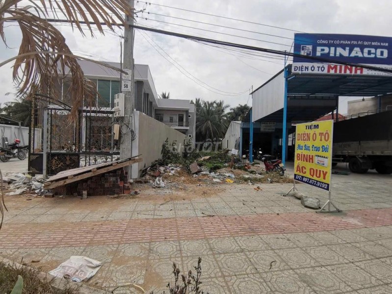 BÁN NHANH ĐẤT MẶT TIỀN QL 60 MỚI TP BẾN TRE