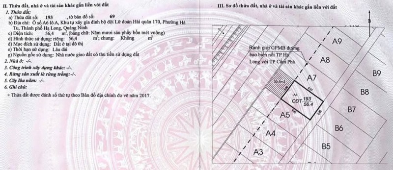 CHÍNH CHỦ BÁN ĐẤT LỮ ĐOÀN 170-ĐƯỜNG BAO BIỂN