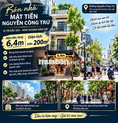 CHÍNH CHỦ BÁN NHÀ MẶT TIỀN NGUYỄN CÔNG TRỨ