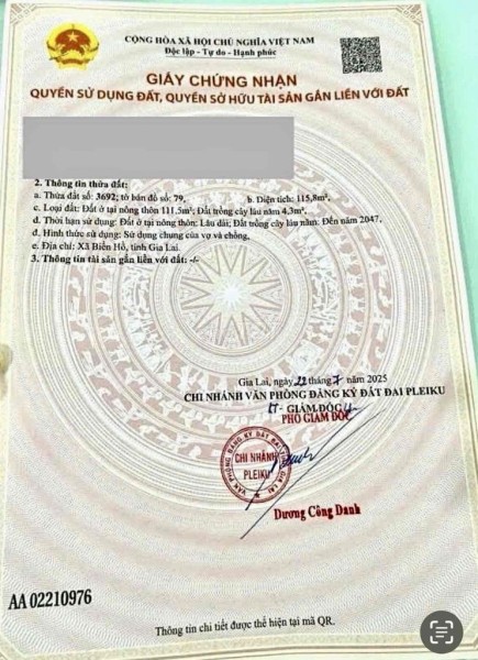 Chính chủ cần bán gấp lô đất ven biển hồ, cách sân bay chỉ 15p (2)