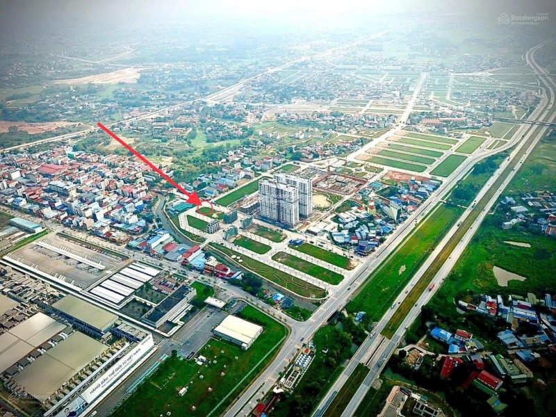 Cực hiếm lô góc 2 mặt tiền - 119,2m² đối diện 2500 căn chung cư sát vách Samsung Thái Nguyên