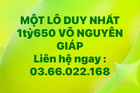 MỘT LÔ DUY NHẤT  1tỷ650 VÕ NGUYÊN GIÁP - Ảnh 4