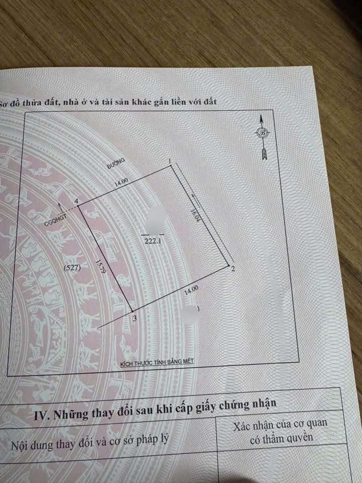 Bán 222m2 full thổ cư khu TĐC Xuân Đồng- Nghi Đức, cách đường 35m tầm 10m, giá 38tr/m bớt lộc: - Ảnh 1