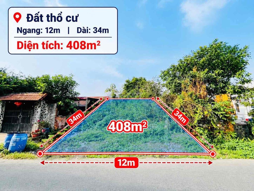 CHỦ NGỘP CẦN BÁN NHANH ĐẤT 408,5M' GẦN CHỢ VIỆT KIỀU, CỦ CHI - Ảnh 5