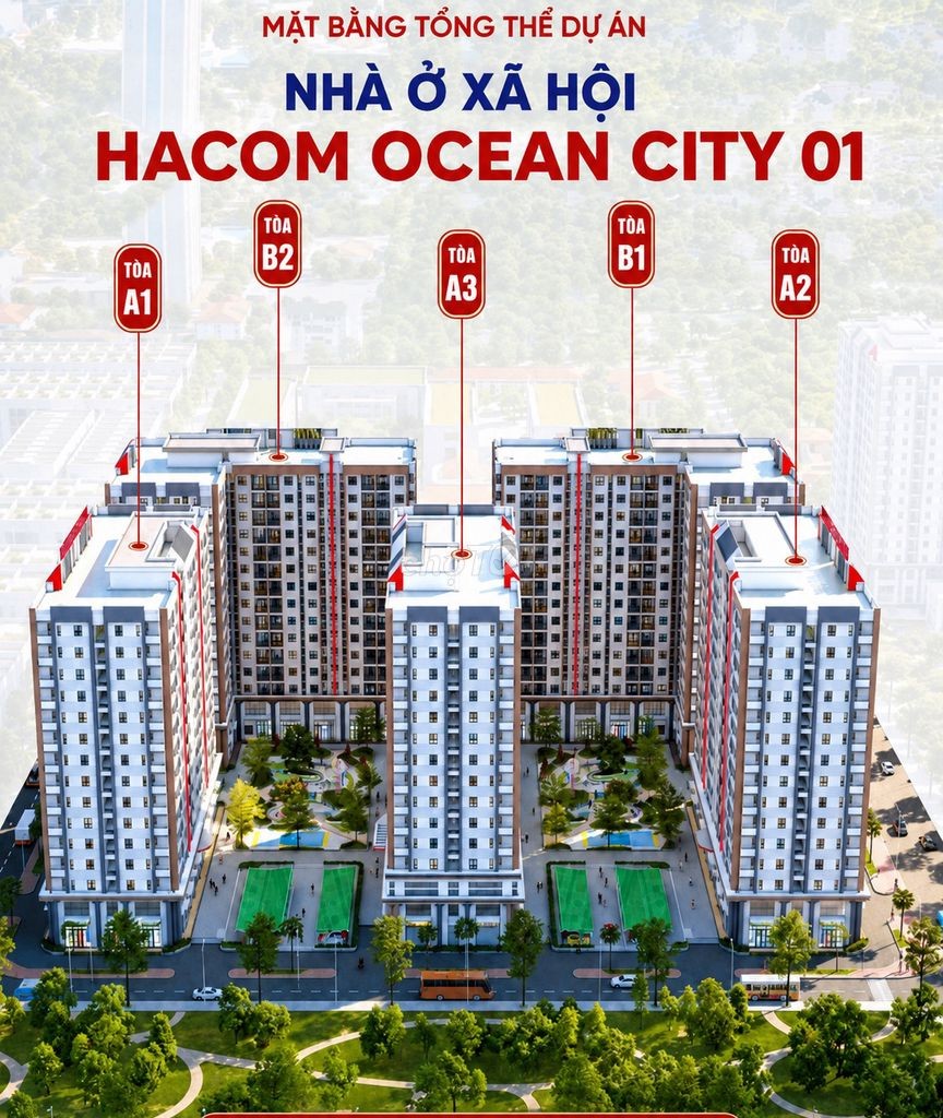 Bán căn hộ view biển năm sau bàn giao Hacom Ocean City Phan Rang