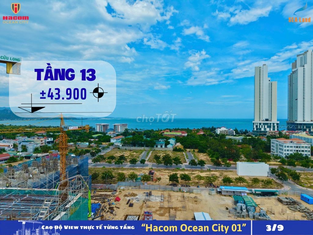 Bán căn hộ view biển năm sau bàn giao Hacom Ocean City Phan Rang
