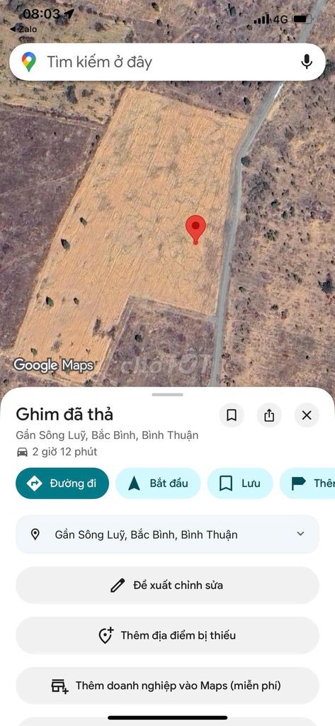 Đất thị trấn Lương Sơn Bắc Bình Bình Thuận 21483 m2 giá 1,8 tỉ - Ảnh 4