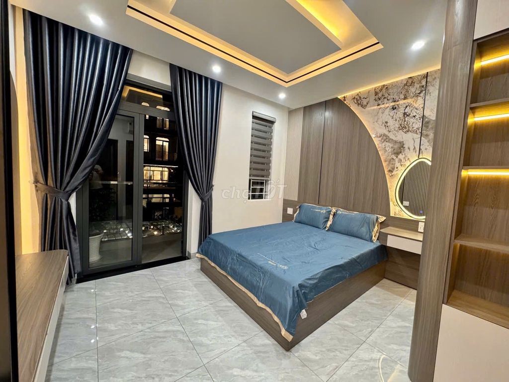 Nhà mới - mặt tiền sông ở nghỉ dưỡng thoáng mát - Đúc 1 trệt 2 lầu - Ảnh 4