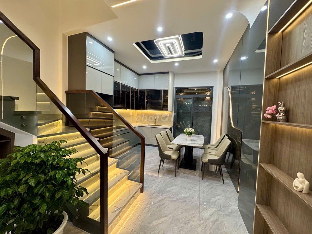 Nhà mới - mặt tiền sông ở nghỉ dưỡng thoáng mát - Đúc 1 trệt 2 lầu - Ảnh 6