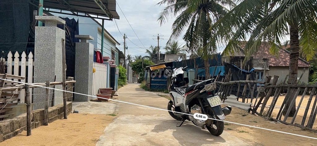 CHÍNH CHỦ BÁN ĐẤT THỔ CƯ SÁT BIỂN HOÀI NHƠN ĐÔNG CHỈ 50M ĐI BỘ RA BIỂN - Ảnh 4