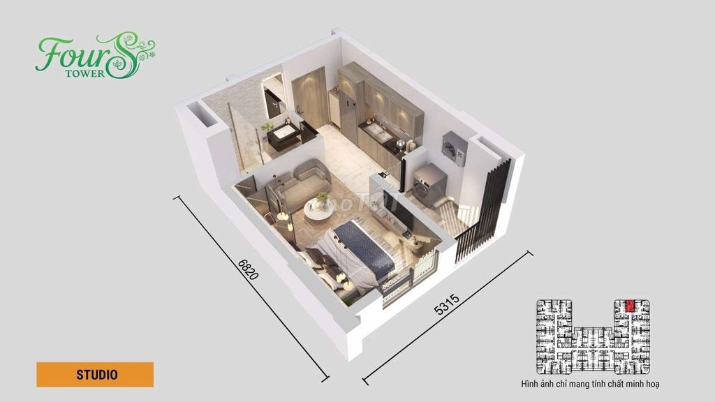 1,7 TỶ SỞ HỮU CĂN HỘ FOURS TOWER - SỞ HỮU LÂU DÀI - Ảnh 9