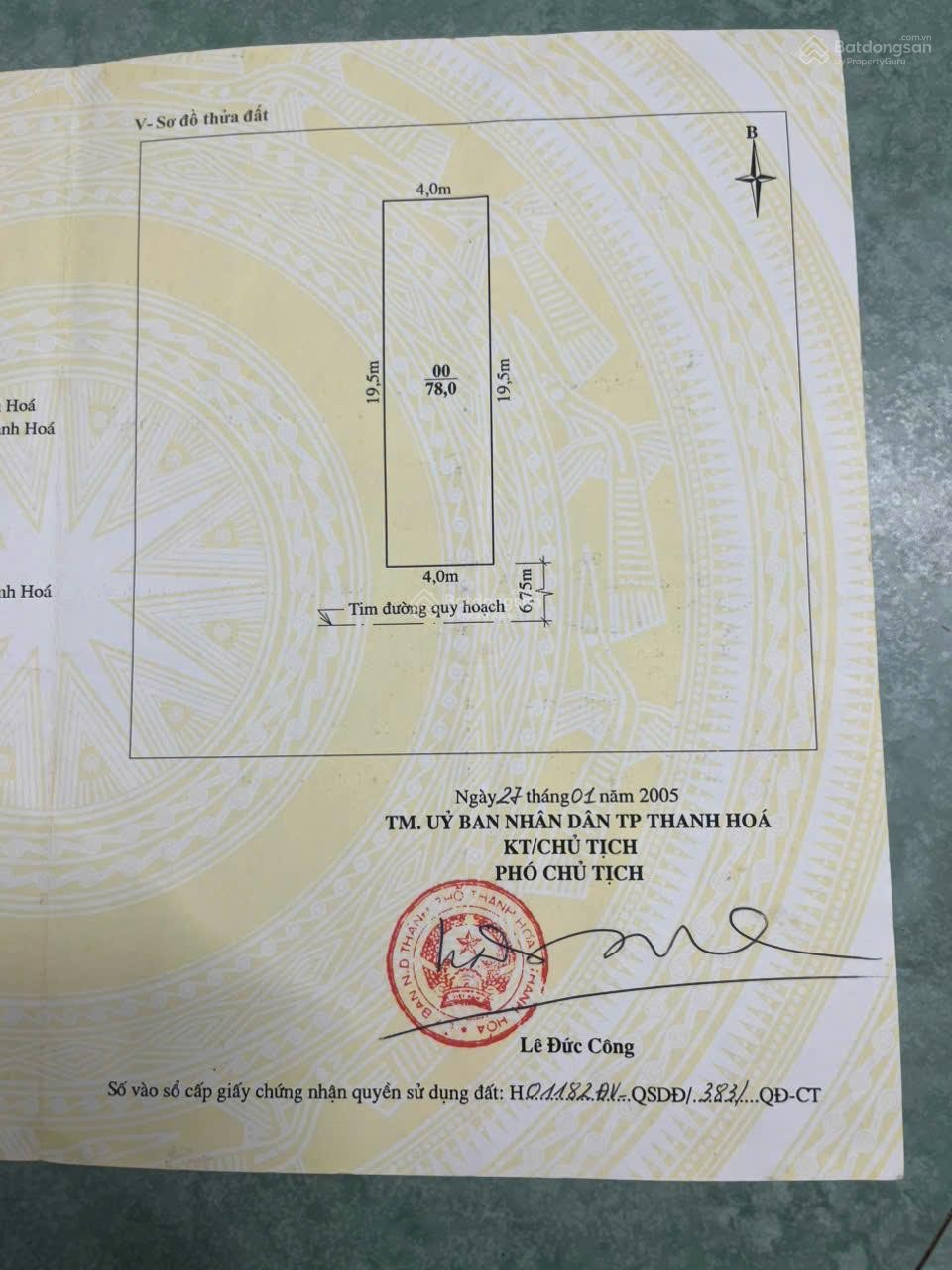Bán nhà riêng tại 40 Trần Quang Huy, Đông Vệ, 6,1 tỷ, 78m2, đẹp, nhiều tiện ích