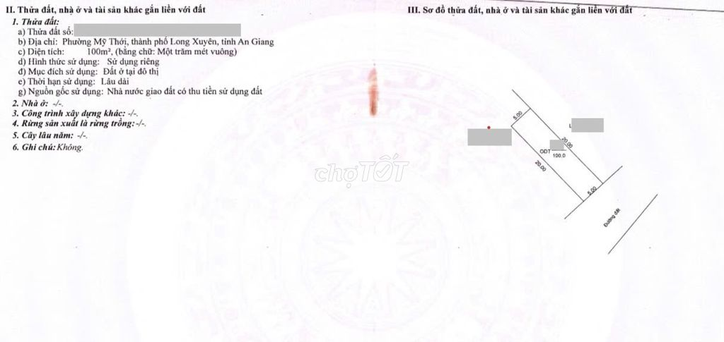 Đất mặt tiền lộ nhựa cặp Sông Cái Sao P Mỹ Thới Long Xuyên An Giang - Ảnh 3