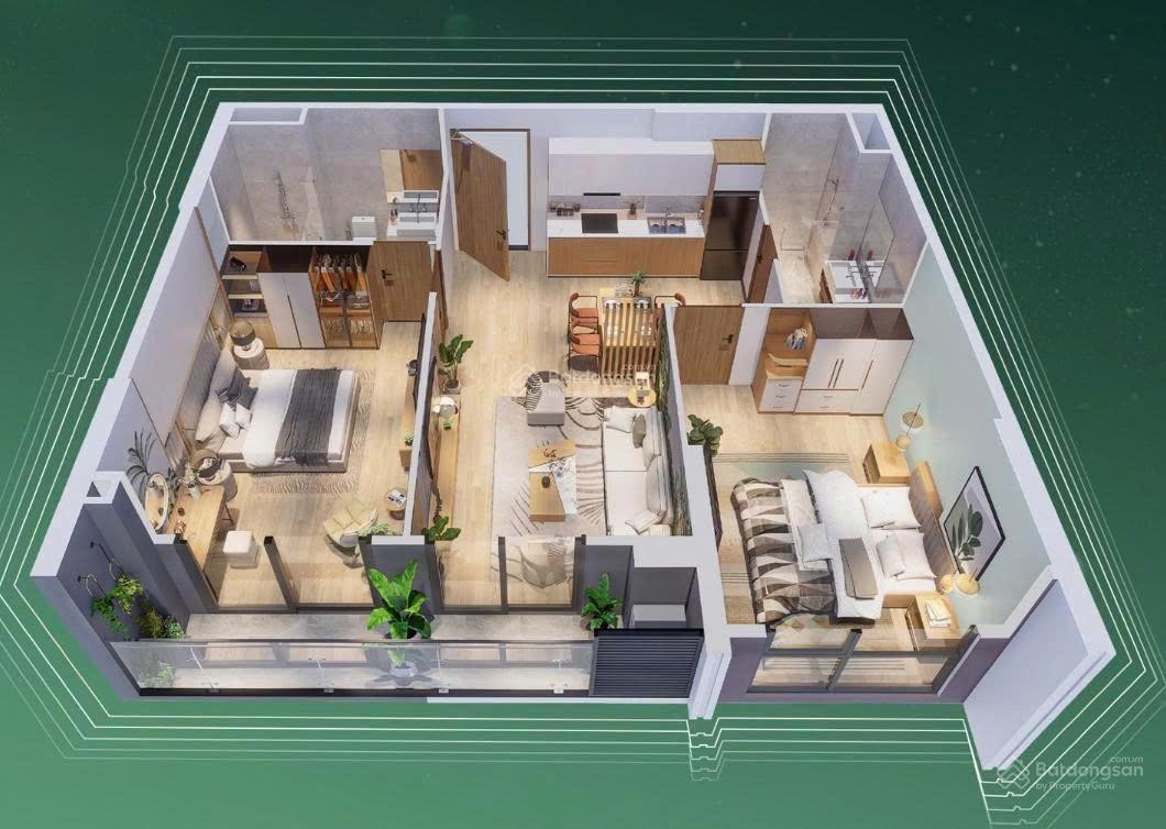 Bán nhanh chung cư CC siêu phẩm 2PN, tòa S3, view biệt thự triệu đô, giá chỉ 2.6x tỷ