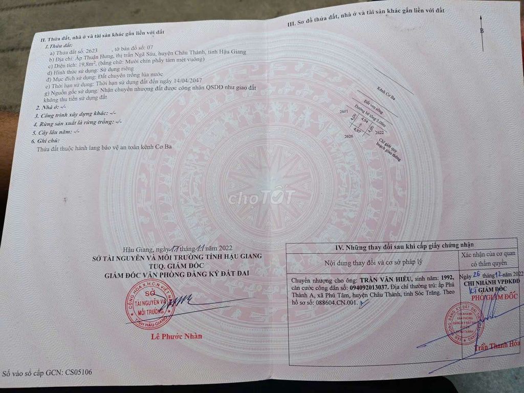 nền thổ cư gần thị trấn ngã 6 - Ảnh 3