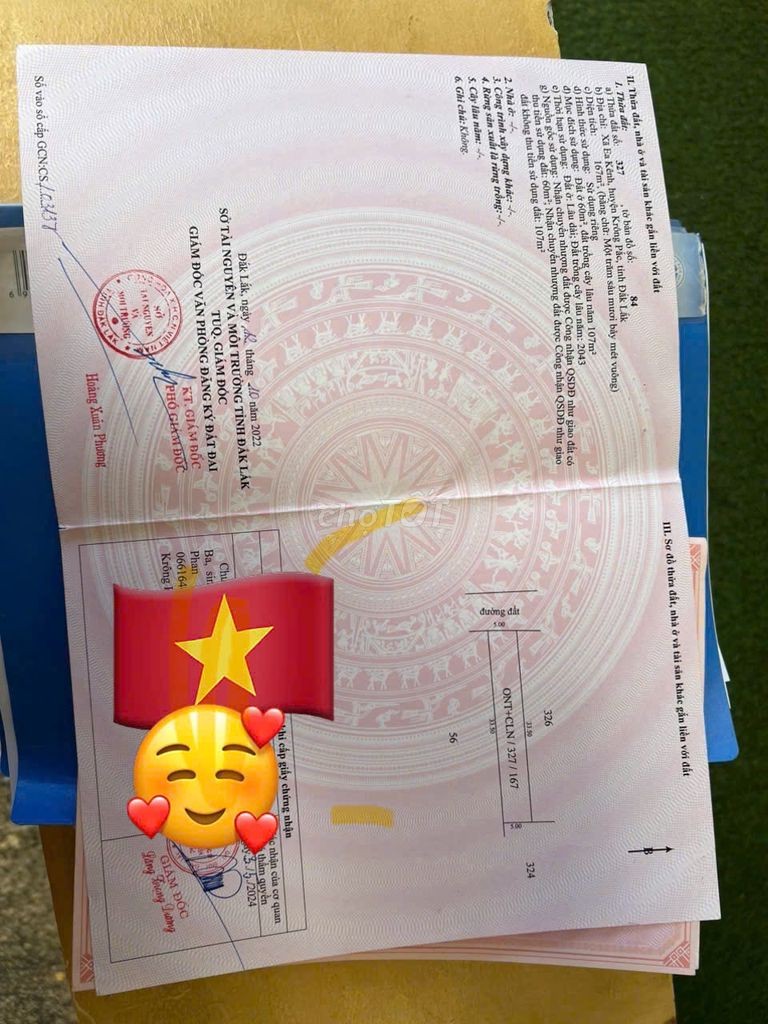 BÁN 2 LÔ ĐẤT SỔ RIÊNG – EA KÊNH, KRÔNG PẮC, ĐẮK LẮK - Ảnh 1