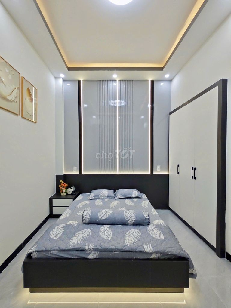 (GIÁ TỐT) NHÀ MỚI 100%, HOÀN CÔNG, FULL NỘI THẤT. GIÁ CHỈ 2,750 TỶ - Ảnh 9