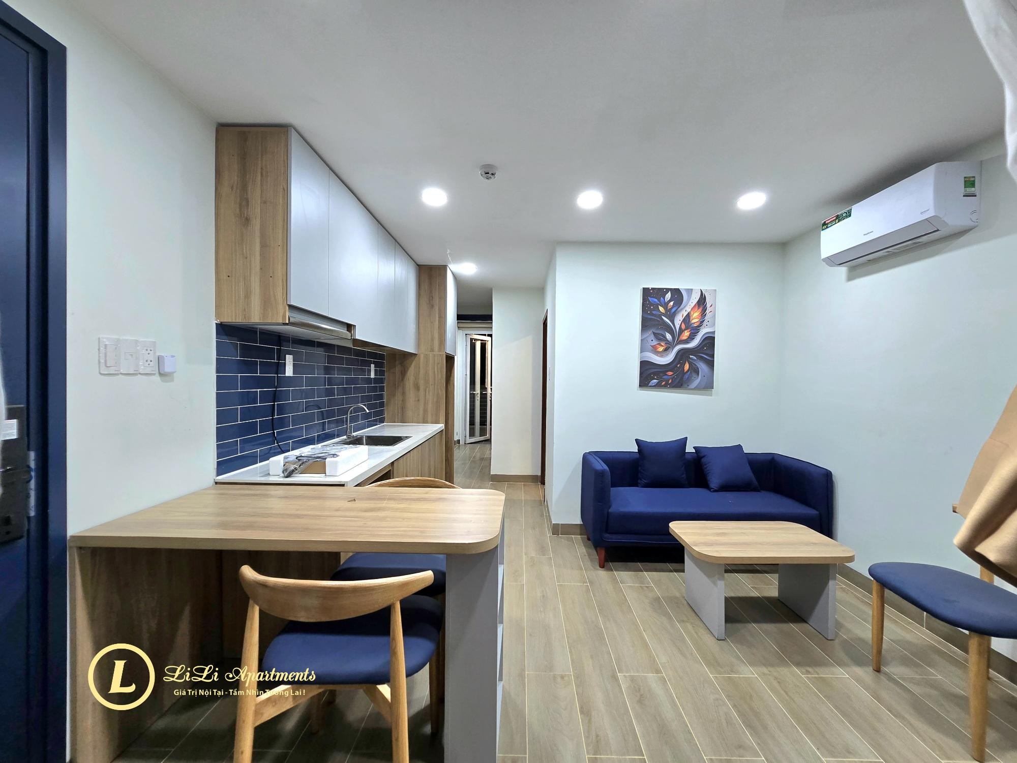 Penthouse 2PN Phan Bá Vành, P.Cát Lái - 17tr/tháng - 30m² - Full nội thất - Ban công