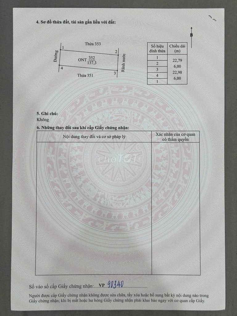 Cần tiền bán nhanh lô đất siêu đẹp An Cư, Định Hóa, Ninh Bình, 137.3m2 - Ảnh 3