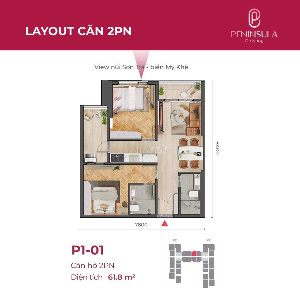 2PN – SỐNG GIỮA SÔNG, VỊNH VÀ THÀNH PHỐ – LỰA CHỌN ĐÁNG XUỐNG TIỀN - Ảnh 2