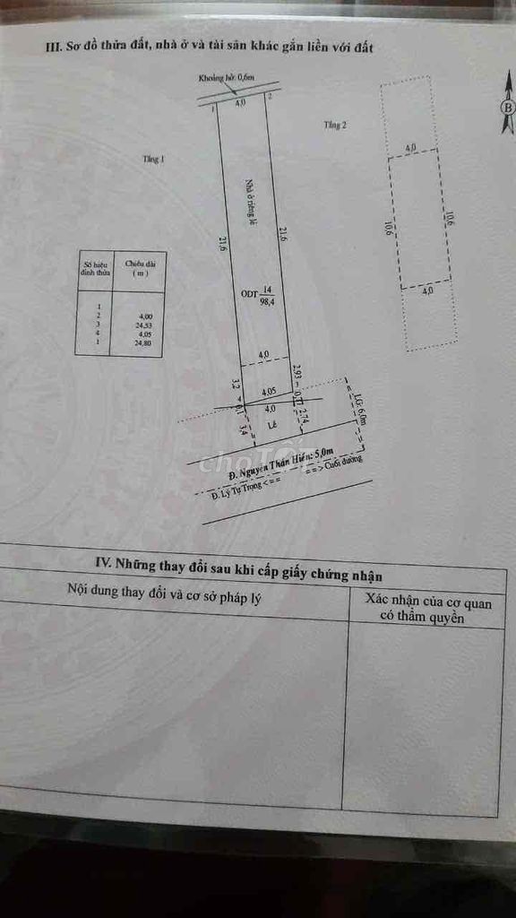 NHÀ 1T1L MẶT TIỀN ĐƯỜNG THÔNG HỒ XÁNG THỔI - TRUNG TÂM CẦN THƠ @ - Ảnh 1