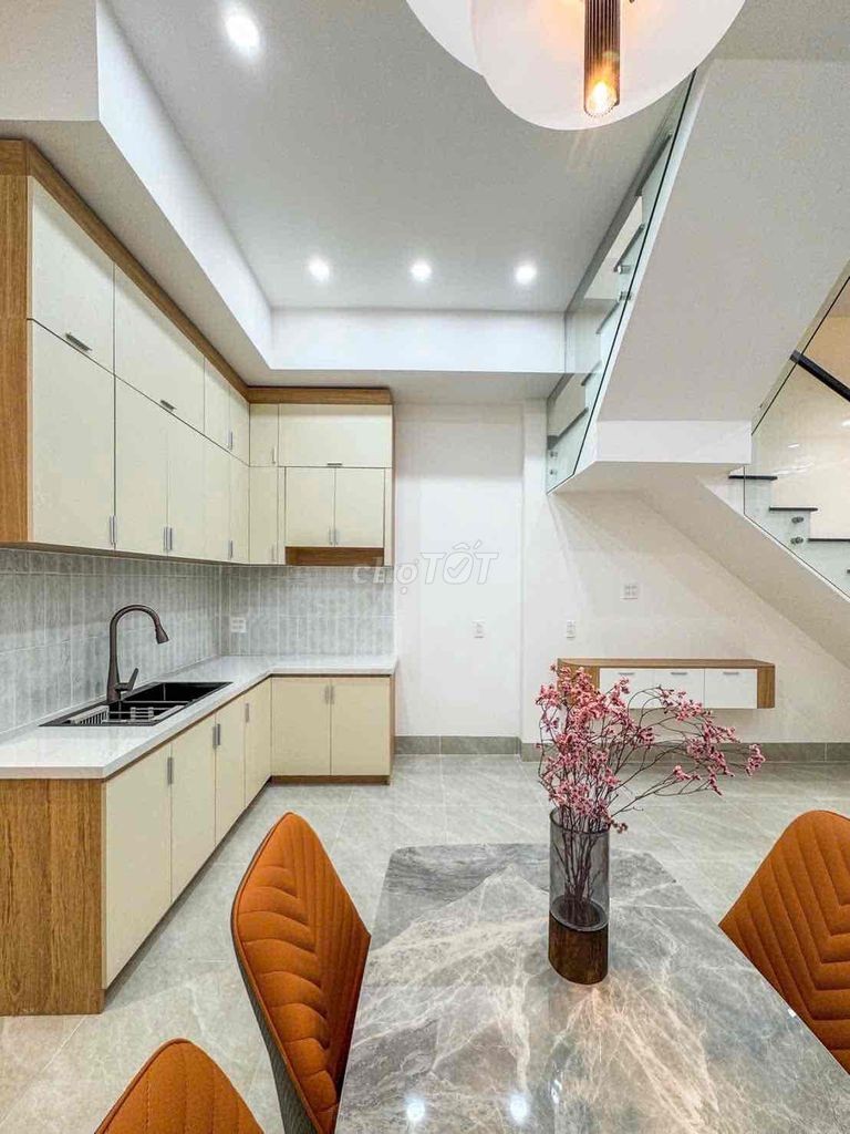 Nhà lầu xây mới Full nội thất - Lộ ô tô 8m - Hẻm 122 Nguyễn Thông - Ảnh 5