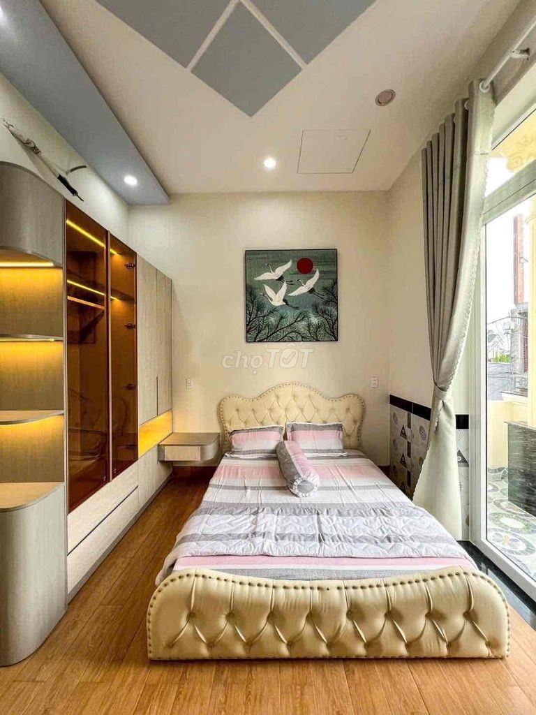 NHÀ LẦU 4 PHÒNGNGỦ LỘ Ô TÔ HẺM 112 HOÀNG QUỐC VIỆT - Ảnh 4