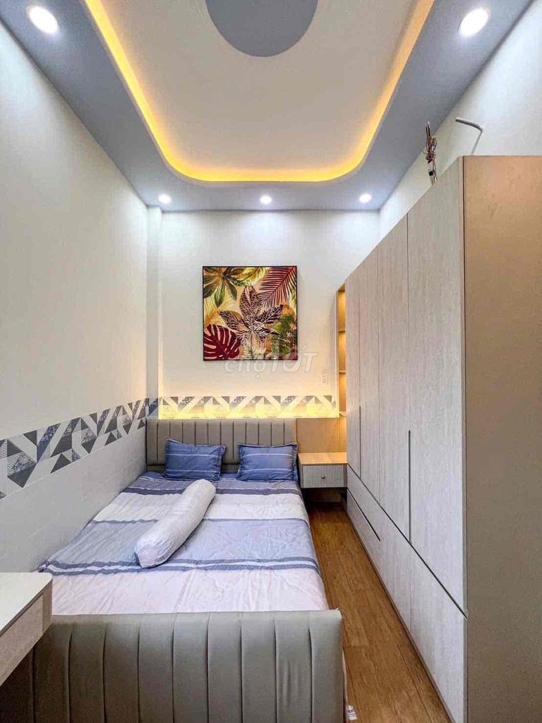 NHÀ LẦU 4 PHÒNGNGỦ LỘ Ô TÔ HẺM 112 HOÀNG QUỐC VIỆT - Ảnh 7