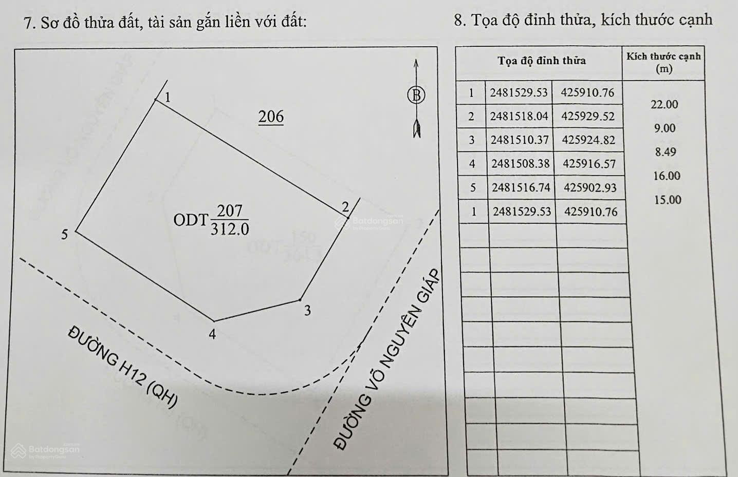 Bán đất mặt đường Võ Nguyên Giáp - TP Lào Cai lô góc 312m2 giá nào cũng bán