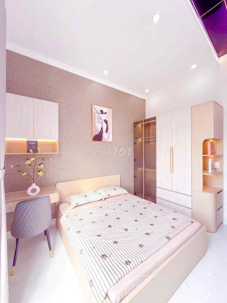 NHÀ LẦU MỚI XÂY ĐƯỜNG 3/2 FULL NỘI THẤT - Ảnh 4
