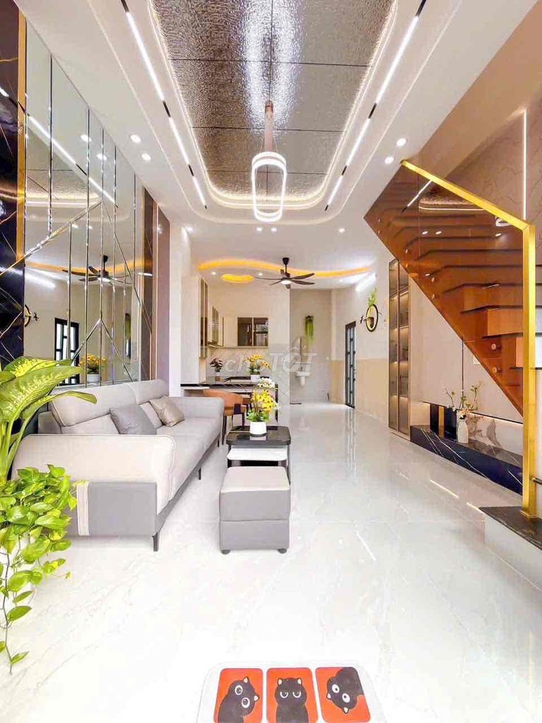 NHÀ LẦU MỚI XÂY ĐƯỜNG 3/2 FULL NỘI THẤT - Ảnh 8