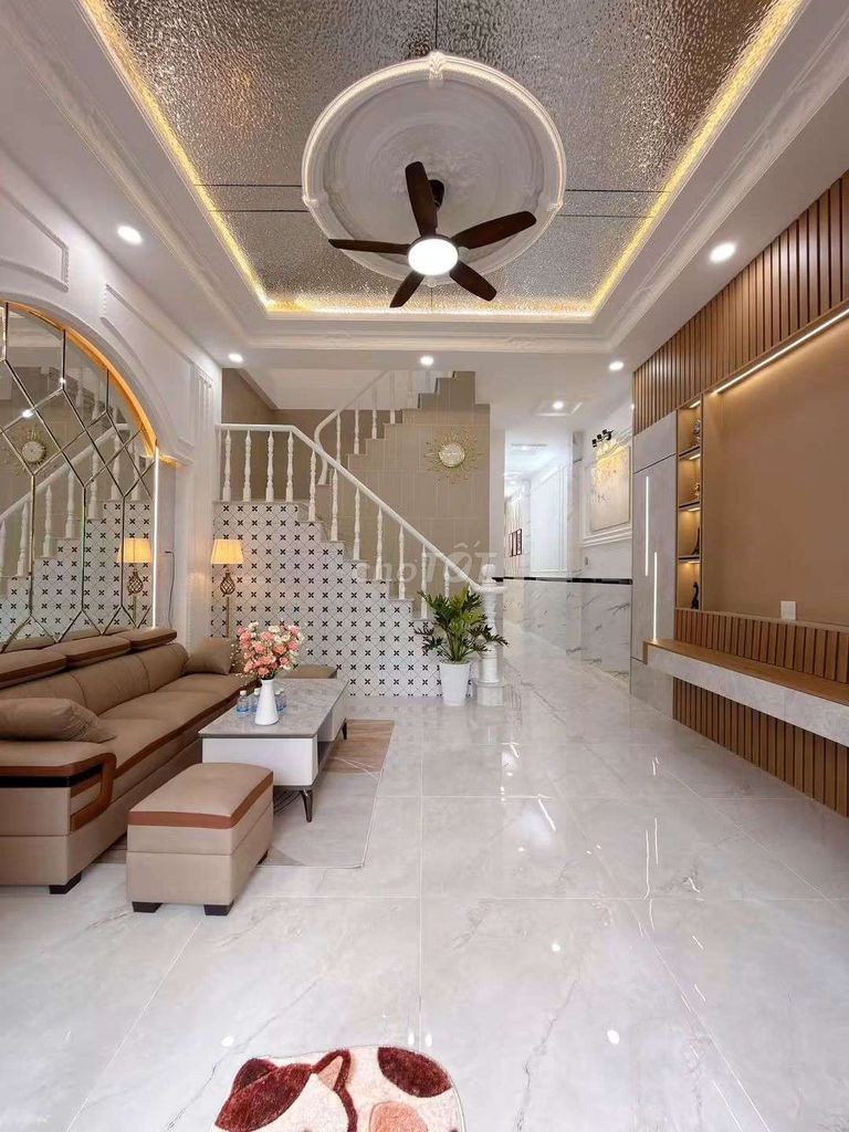 NHÀ TRỆT LẦU + NỘI THẤT CAO CẤP - KHU VH TÂY ĐÔ - Ảnh 9