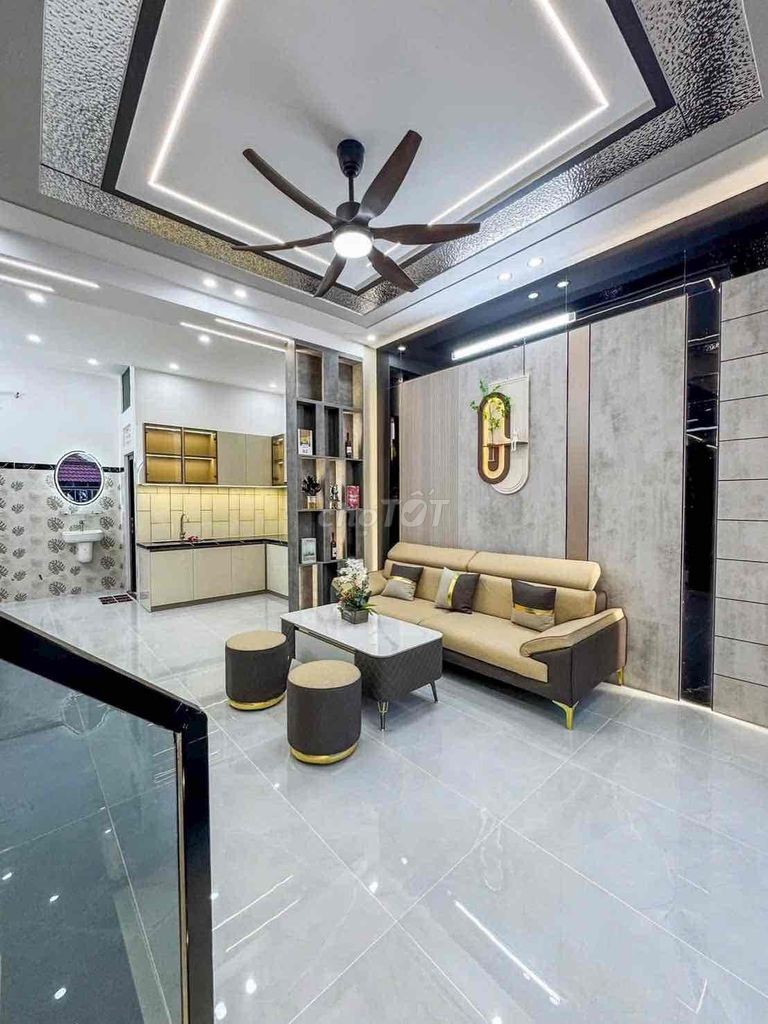 NHÀ TRỆT LẦU XÂY MỚI - LỘ Ô TÔ - HẺM 6 TRẦN VĨNH KIẾT - Ảnh 1