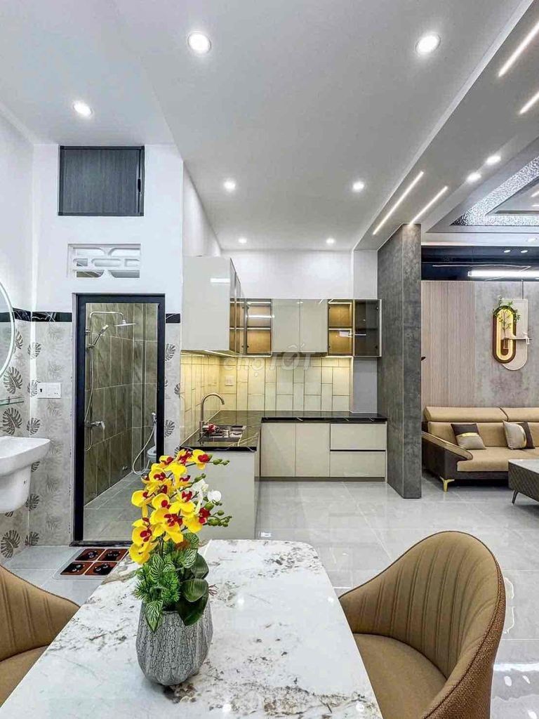 NHÀ TRỆT LẦU XÂY MỚI - LỘ Ô TÔ - HẺM 6 TRẦN VĨNH KIẾT - Ảnh 11
