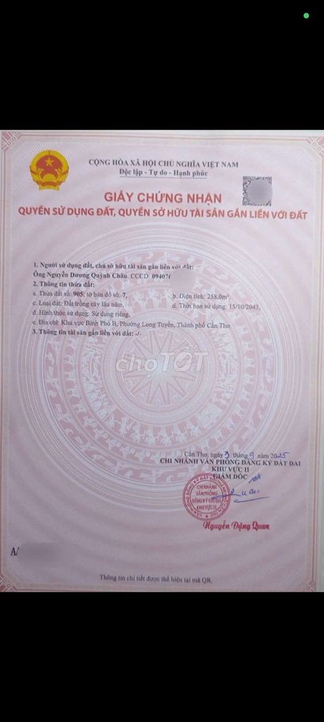 Bán nhà đất chính chủ gần Trung Tâm Ninh Kiều - Ảnh 9