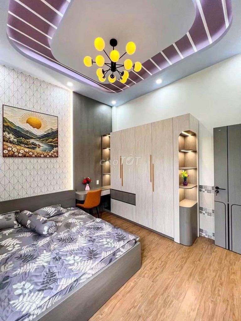 NHÀ TRỆT LẦU - TRỤC CHÍNH HẺM, HOÀNG QUỐC VIỆT - Ảnh 8