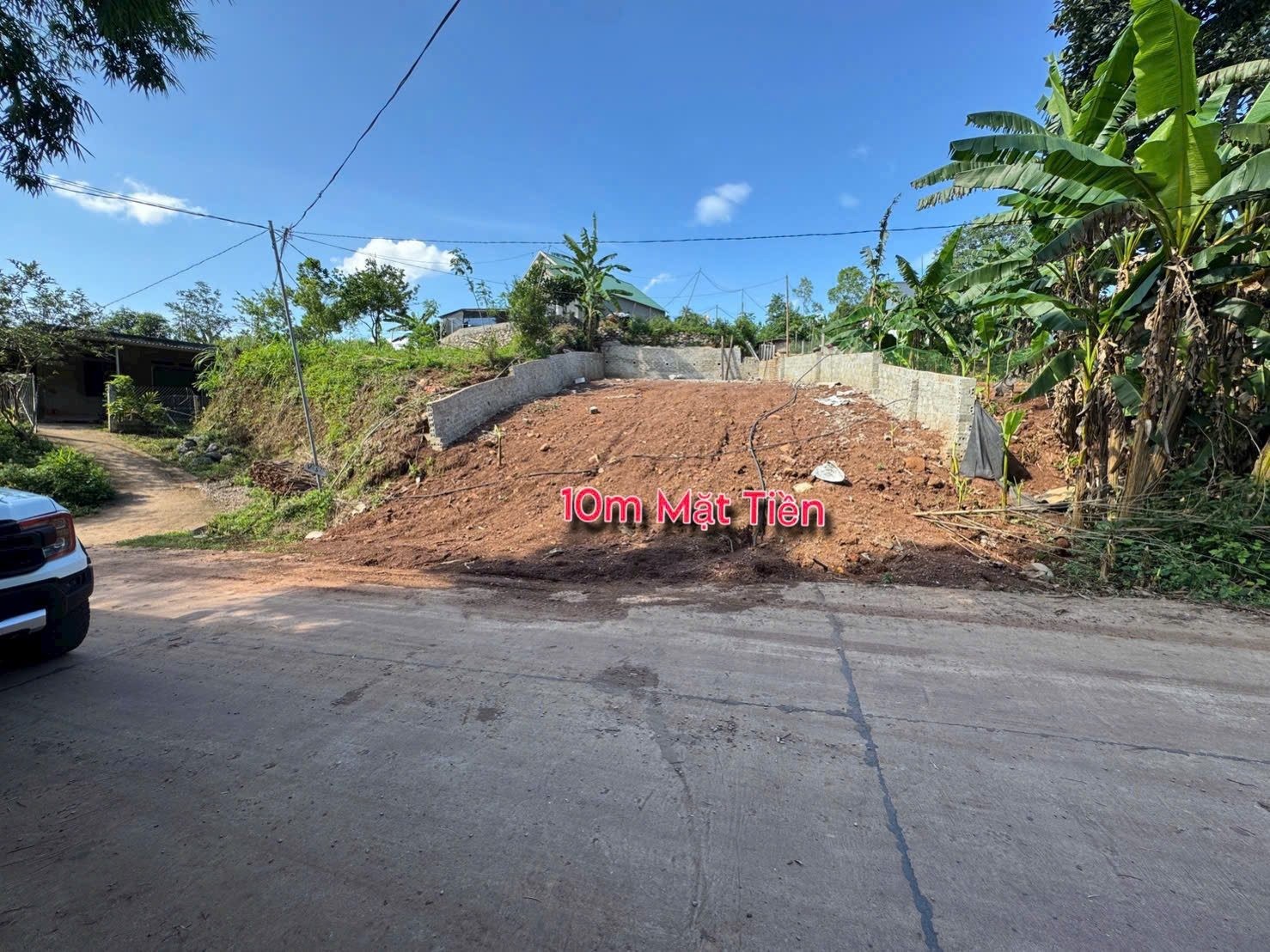 Đất Full Thổ Cư bám đường liên xã oto 45chỗ đi được Mặt Tiền 10m sâu 21m - Ảnh 6