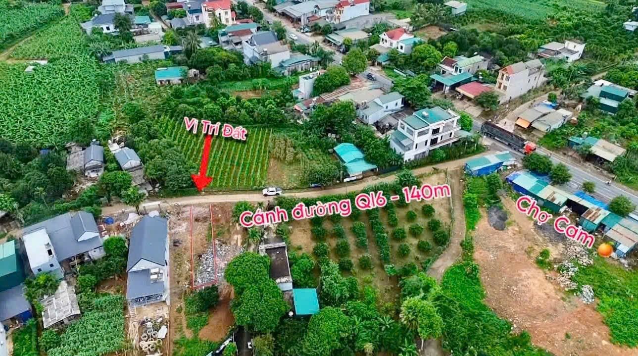 Lô đất cách đường ql6 vài bước chân sổ sẵn full đất ở đường thông to thoáng - Ảnh 1