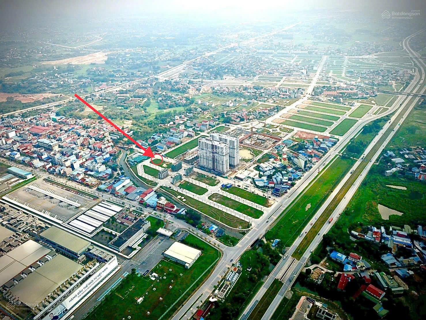 Cực hiếm lô góc 2 mặt tiền - 119,2m² đối diện 2500 căn chung cư sát vách Samsung Thái Nguyên - Ảnh 1