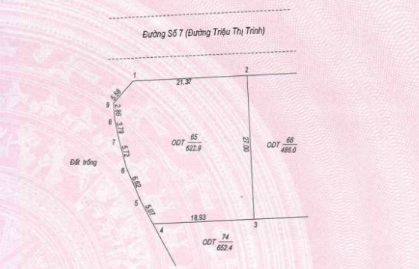 Bán nền biệt thự đẹp đường Triệu Thị Trinh, Tp Long Xuyên