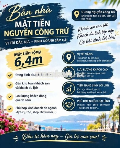 CHÍNH CHỦ BÁN NHÀ MẶT TIỀN NGUYỄN CÔNG TRỨ - Ảnh 3