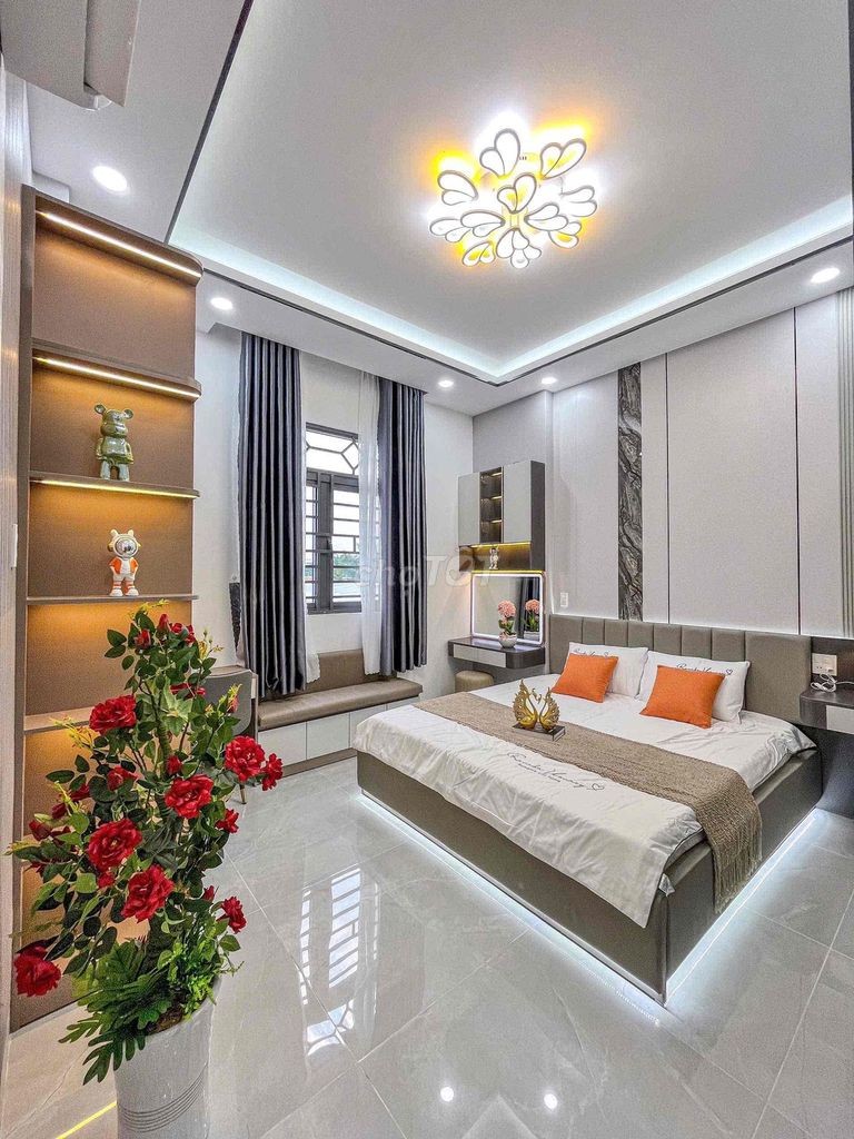 NHÀ PHỐ LUXURY – RA MẮT HÔM NAY 1 TRỆT 2 LẦU – NỘI THẤT CAO CẤP - Ảnh 9