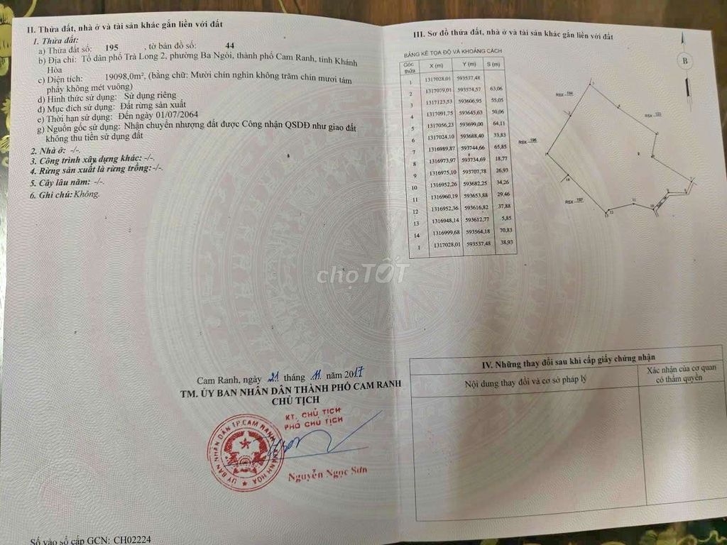 (Cách QL1A 800m-đối diện khu 2 Đô thị Vin)2,2 ha đất CLN P.Ba Ngòi - Ảnh 4
